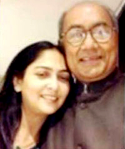 Digvijaya Singh Amrita Rai